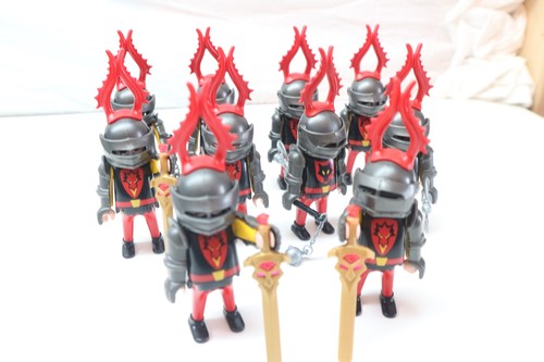 Playmobil knight soldiers red - playmobil,