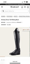 Ariat Kinsley Dress boots size