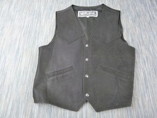 Mirage Leather Waistcoat Mens