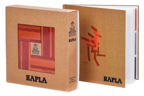 Kapla wooden slides book - kapla,