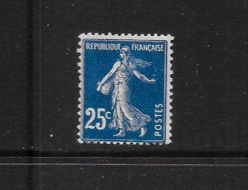 France 1907 25c deep - , blue