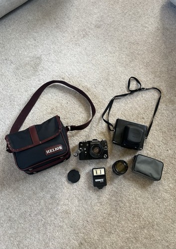 Zenit black 35mm slr film - zenit,