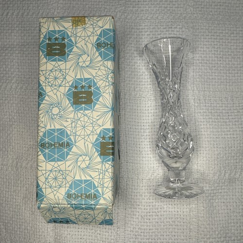 Vintage bohemia crystal bud - bohemia,