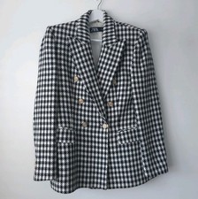 Zara Check Blazer Jacket