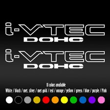 9" IVTEC DOHC VTEC Window Car