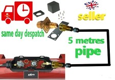 REMOTE REFILL PROPANE TANKS BOTTLES SET 5 METRES FLEXI GAS PIPE 