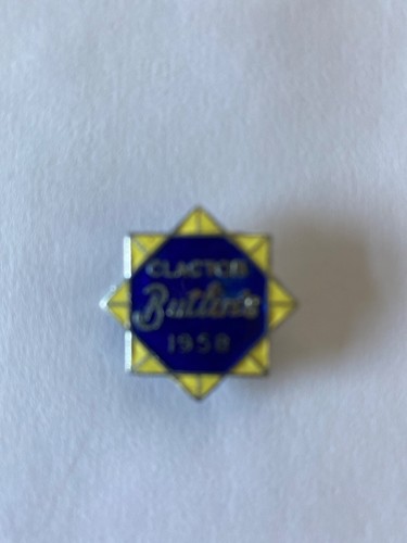 1958 butlins badge clacton - butlins,