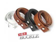 Genuine 38mm Leather belt without buckle - Belt Strap - Interchangeable buckles