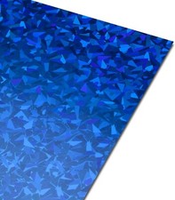 A4 CARD BLUE HOLOGRAPHIC