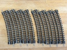 8 x PECO ST-3 No.1 Radius Standard Curve 228mm (9in) Setrack N Gauge Track