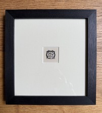 Wood engraved Initial for