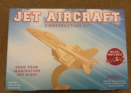 Wooden jet aircraft - 3d,