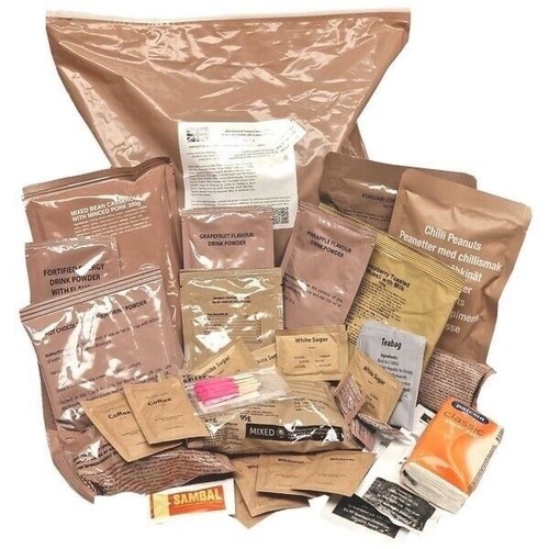 British army ration - british, packs