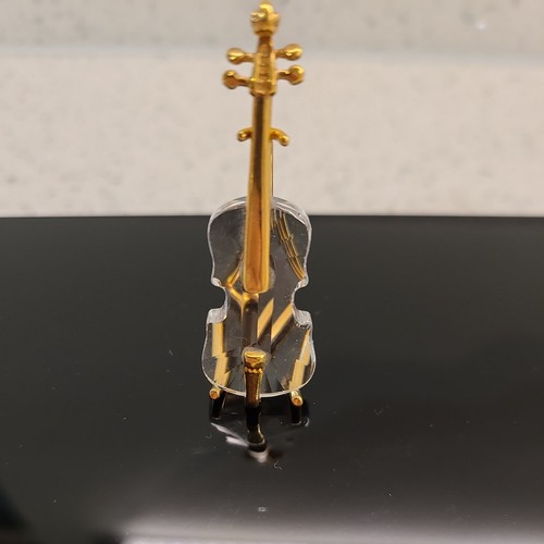 Swarovski violin with stand - swarovski,