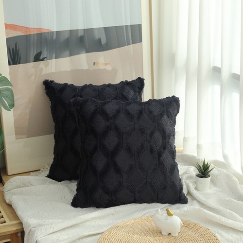 18x18 fluffy sofa cushion - fluffy,