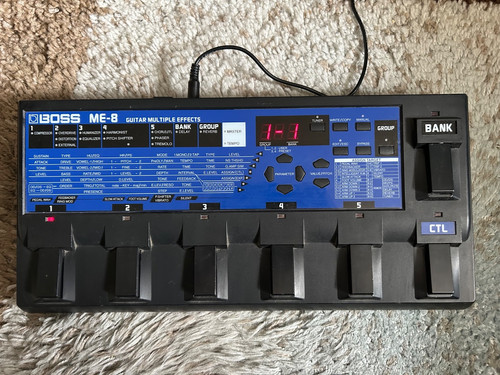 Boss guitar multi effects - me-8, multi-effects