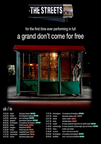 The streets tour 2026 a4 - the,
