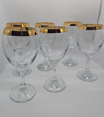 Duiske etched wine - duiske, glasses