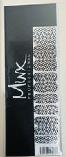 Black and Silver Hourglass MINX PROFESSIONAL NAIL WRAPS  SALON QUALITY