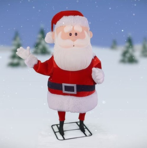 Animated santa claus from - santa,