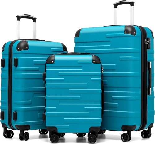 Hard shell suitcase 3pcs with - shell,