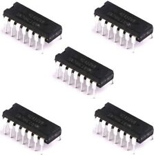 5 x SN74HC164 DIP14 8bit Serial In / Parallel Out Shift Register Through Hole