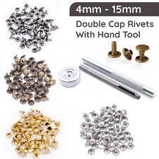 Double cap rivets - cap,