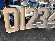 Wooden numbers mdf - numbers, letters