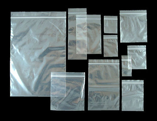 Small clear plastic poly grip - plastic,