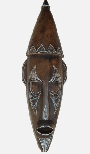 Large tribal wooden carved - large,