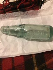 R&G Paton Manchester Antique Green Glass Codd Bottle