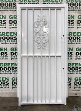 STEEL GARDEN GATE DOOR SECURITY BACK EXTERNAL METAL EXTERIOR HEAVY DUTY USED
