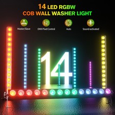 RGBW 280W 14LED COB Wall Washer Light Bar Party DMX512 Disco Stage Lighting Show