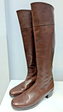 Balenciaga Leather Boots Brown Knee High - Size 38.5 - UK 5.5 - RSPCA NW London