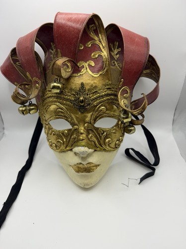 Authentic venetian jester mask - venetian,
