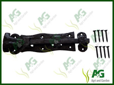Door Bolt Black Antique Cast