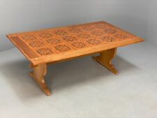 Solid Oak Coffee Table 1970s