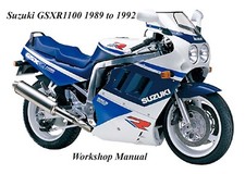 SUZUKI GSXR 1100 1989 to 1992