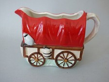 PRICE BROS KENSINGTON PPC GYPSY VARDO ROMANY WILD COWBOY CARAVAN MILK CREAM JUG 