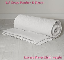 Classic summer Lightweight Goose Feather and down 4.5 Tog Duvets 