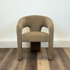 Velvet Fabric Accent Chair/Dining Chair In Forest Green Or Mole