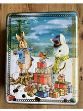 Peter Rabbit Christmas Theme Tin