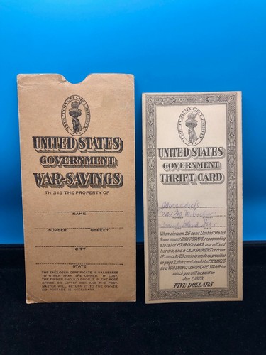 Government war savings - u.s., war-savings