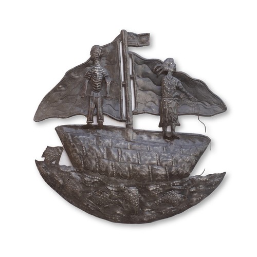 Metal couple fishing - couple, on