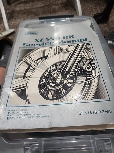 Yamaha 550 service - xz,
