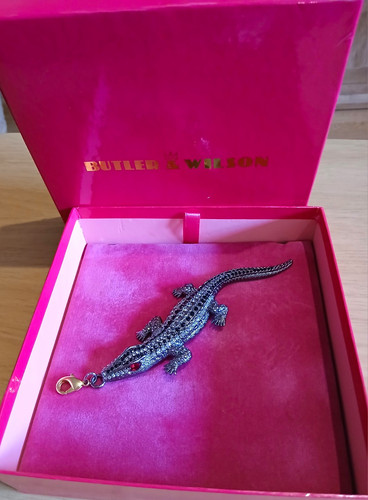 Signed butler wilson crystal - &,