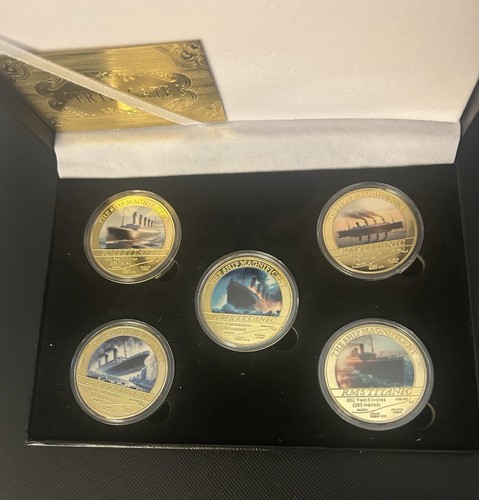 Titanic commemorative coins - titanic,