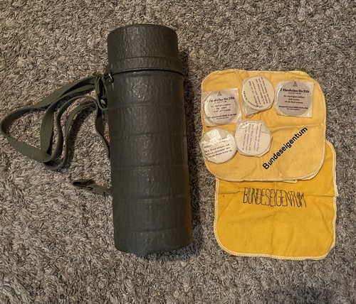 German 1950s gas mask - german, canister