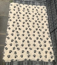Paw Print Heathwood Crate Mattress XL Approx 100x73x3cm 100% Cotton