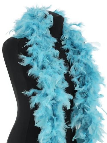 Luxury dusty blue - blue, feather